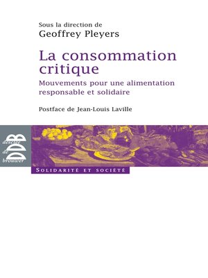 cover image of La consommation critique